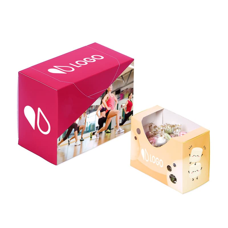100.00000 Boîtes En Carton Distributrice Imprimées 9.5 x 4.5 x 7 cm - Easyflyer